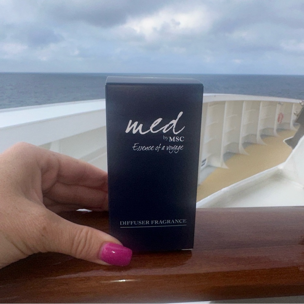 MED By MSC ESSENCE OF a VOYAGE Diffuser Fragrance Oil NEW NIB 50ml Rare 🛳️🏝️⚓️